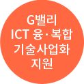 G밸리 ICT 융^middot;복합 기술사업화 지원
